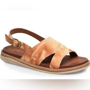 Born Orange Sandals Minimalist Design